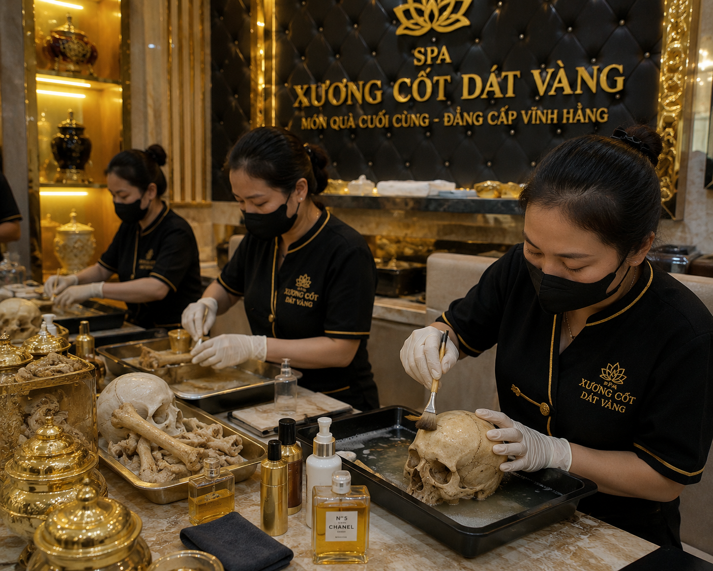 Spa Xương Cốt Dát Vàng